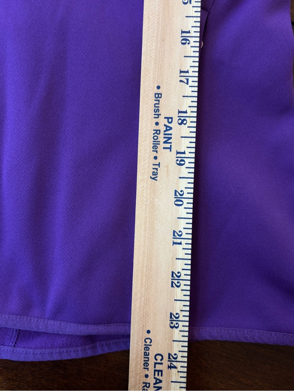 The North Face Purple Full Zip Performance Jacket Size Medium Fleece Lined - Picture 10 of 10